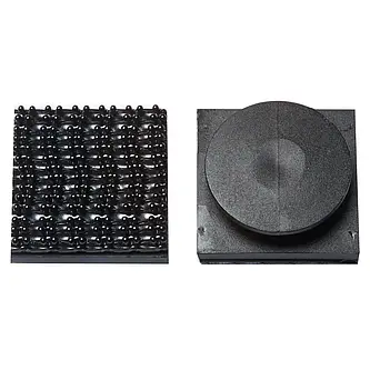 3M Dual Lock Wiederlösbares Befestigungssystem SJ3221, Pop-In Piece Teil, Dichte 250, Schwarz, 20 mm x 20 mm, 5000/Karton