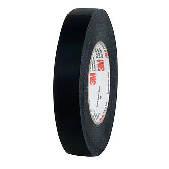 3M ET 11 Acetatgewebeband, Schwarz, 603 mm x 66 m x 0.18 mm