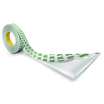 3M Doppelseitiges Klebeband mit PVC-Träger 9087, Weiß, 19 mm x 50 m, 0.26 mm