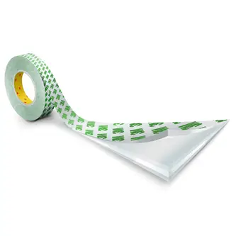 3M Doppelseitiges Klebeband mit PVC-Träger 9087, Weiß, 19 mm x 50 m, 0.26 mm