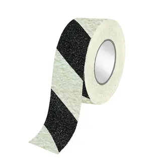 Capra Grip I - Universal - Antirutschband nachleuchtend gestreift - 50 mm x 18,3 m