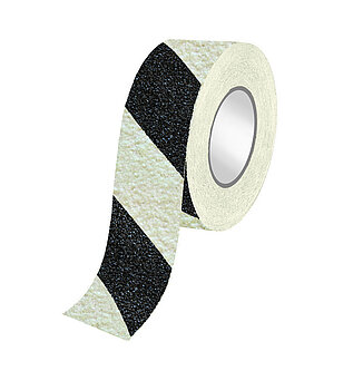 Capra Grip I - Universal - Antirutschband nachleuchtend gestreift - 50 mm x 18,3 m