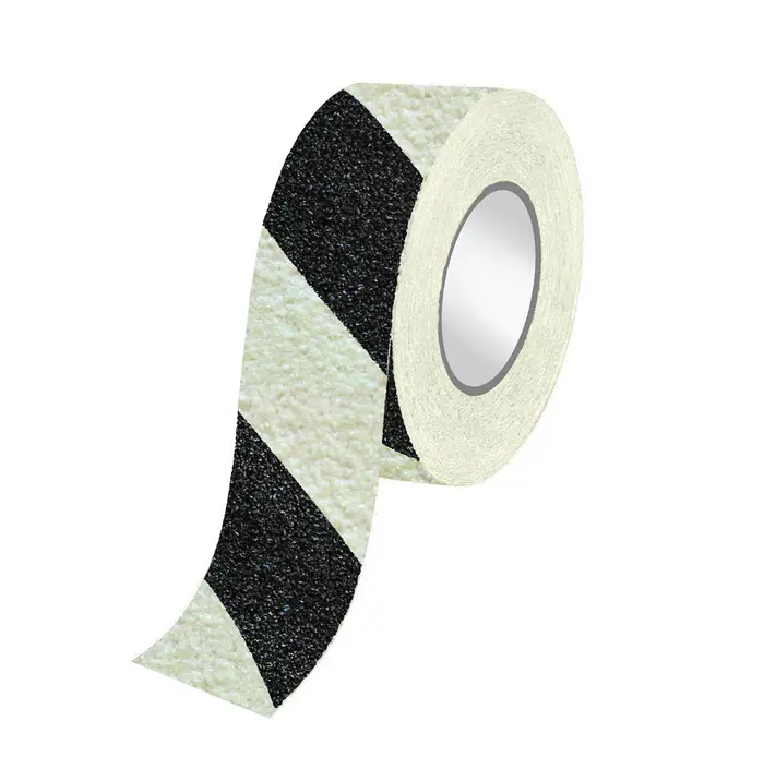 Capra Grip I - Universal - Antirutschband nachleuchtend gestreift - 50 mm x 18,3 m