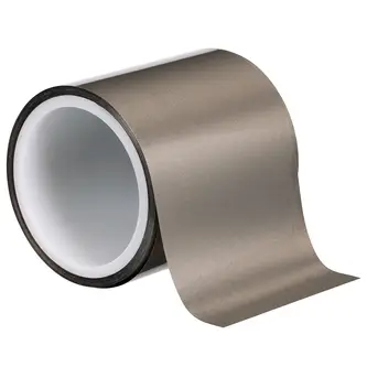 3M Elektrisch leitfähiges einseitiges Klebeband 5113SFT-50, Grau, 25 mm x 10 m, 12 Rollen/Packung