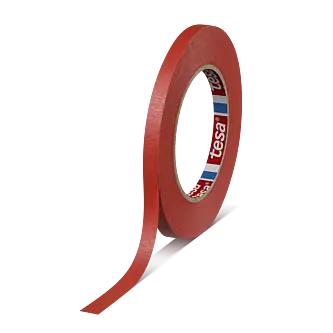 tesakrepp 4328, 50m x 9mm, rot, 135µm