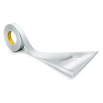 3M Doppelseitiges Klebeband mit Papiervlies-Träger CT6348, Weiß, 1030 mm x 1000 m, 0.10 mm