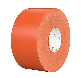 3M Langlebiges Bodenmarkierungsband 971L, Orange, 609.6 mm x 32.9 m, 0.43 mm