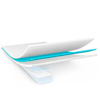 tesa EasySplice Printline 51100, 50m x 38mm, blau + transp. Spaltstreifen, 100µm