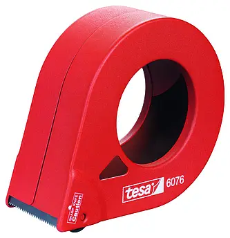 tesapack Abroller für Rollen bis zu 50mm rot