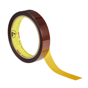 3M 5419 Hochtemperatur Polyimid-Klebeband, Gold, 9 mm x 33 m, 0,07 mm
