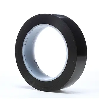 3M Weich-PVC-Klebeband 471, Schwarz, 25 mm x 33 m, 0.14 mm