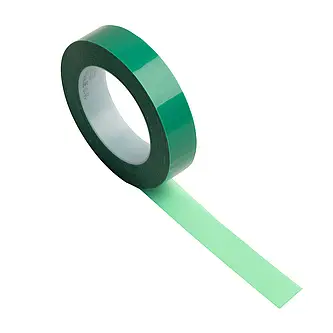3M 851 Hochtemperatur Polyester Klebeband, Grün, 1219,2 mm x 66 m, 101,6 µm
