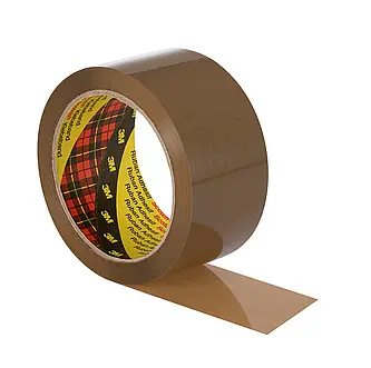 Scotch PP Verpackungsklebeband 371, Braun, 50 mm x 66 m, 0.048 mm